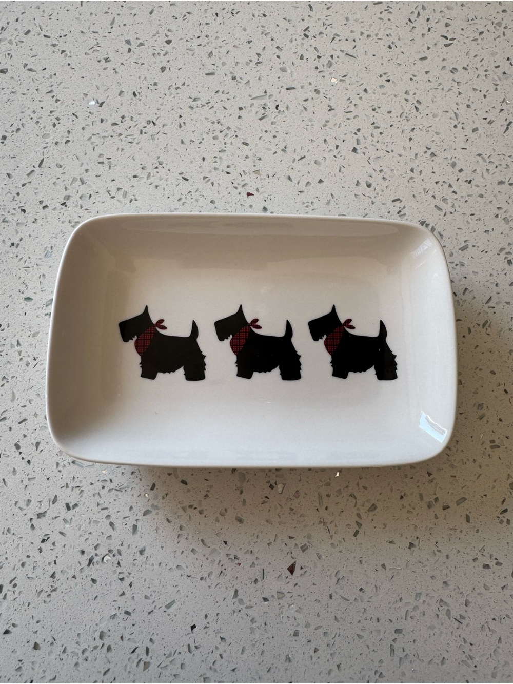 MSRF Design Studio Scottie Dog Ceramic Serving Dish